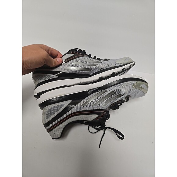 BARELY USED Adidas AdiZero Rush Running Shoes Mens 11 1/2 Silver Black 104860597 main image 11